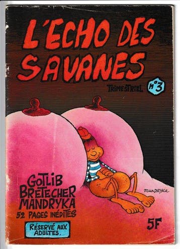 LEcho des Savanes N°3 au N°10 - 8 Tijdschriften - Eerste, Nieuw