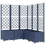 Plantenbak met latwerk | -41% Retour deal | Snel weg!, Kunststof, 100 cm of meer, Vierkant, Zo goed als nieuw