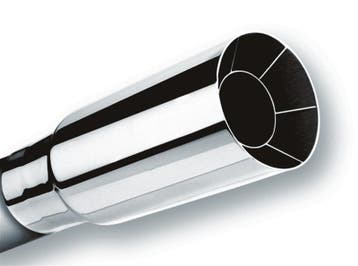 Borla Universal Polished Tip Single Round Intercooled (inlet, Ophalen of Verzenden
