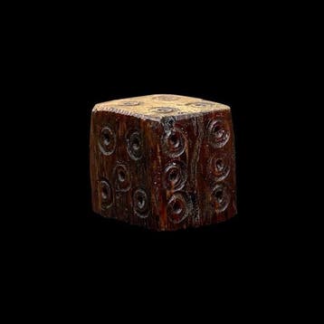 Oud-Romeins, Keizerrijk Been dobbelsteen - Ancient Roman