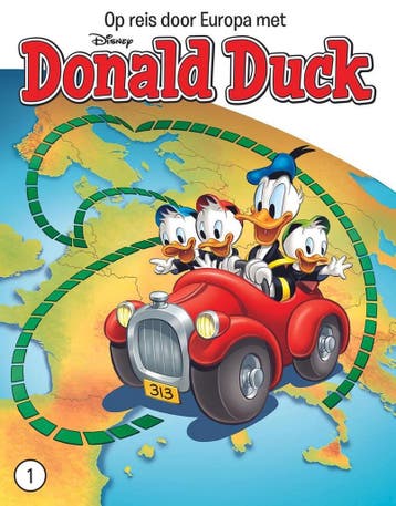 Op reis door Europa met Donald Duck 1 / Op reis door Europa, Verzenden, Sanoma Media Jeugd (retail)