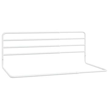 vidaXL Bedhekje peuter (76-137)x55 cm ijzer wit, Verzenden