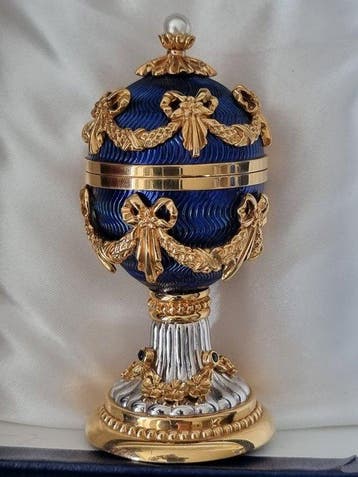 Œuf Fabergé - Maison Fabergé. Horloge Fabergé Imperial