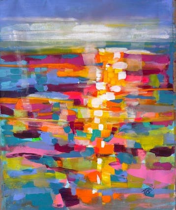 Isabel Tapias T - Inspiración marina XL. No reserve. Obra