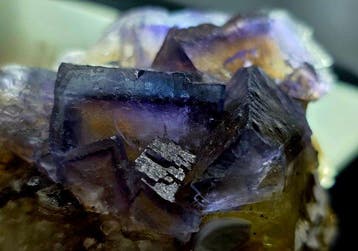 Fluorite Multizona, Mine Minerva, Illinois Spécimen -