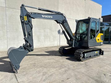 Veiling: Midigraafmachine Volvo EC55D Diesel 2018, Articles professionnels, Ophalen