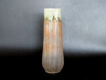 Vase - Poterie de Mino J-Kiln, « Ash-glazed yakishime »