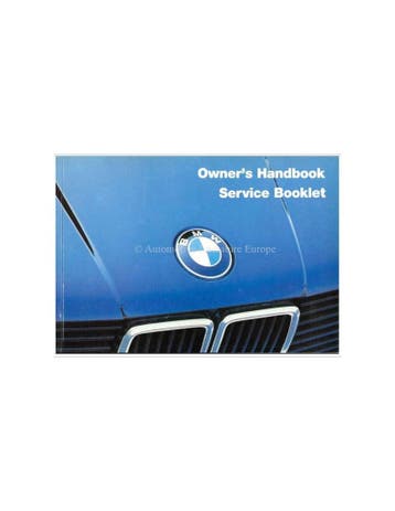 1985 BMW 3 SERIE INSTRUCTIEBOEKJE ENGELS (USA)