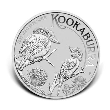1 kilo zilveren Kookaburra munt 2023