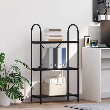 vidaXL Boekenplank 3-laags 60 x 30 x 109 cm Bewerkt hout, Verzenden, Nieuw