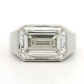Ring Platina - 10.32ct. tw. Diamant (Lab-grown), Nieuw