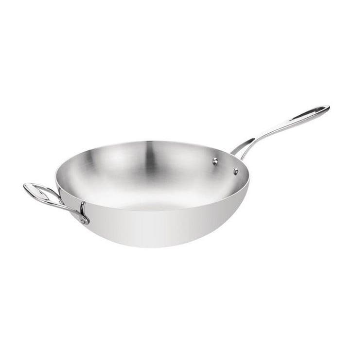 Wokpan | TRIWALL | RVS/Aluminium | Div. Warmtebronnen |, Articles professionnels, Horeca | Équipement de cuisine, Envoi