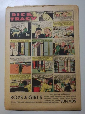 Oaky Doaks - Dick Tracy - 51 Krantenpaginas - 1950, Nieuw