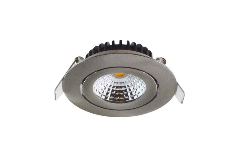 Projecteur LED Encastré Réglable 5W 2700K Nickel - A22032, Bricolage & Construction, Éclairage de chantier, Envoi