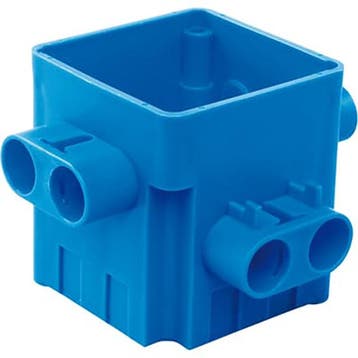 Boîte Carrée De 75mm Avec Entrées De Tube De 8x16mm -, Bricolage & Construction, Verzenden