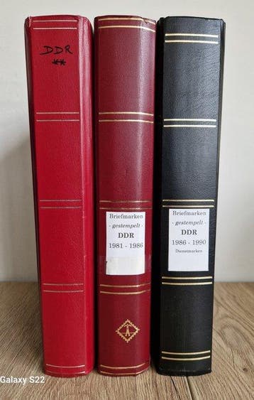 DDR 1952/1990 - Veel materiaal op volgorde van jaartal, Postzegels en Munten, Gestempeld
