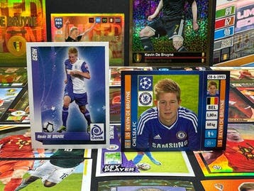 Panini - Kevin De Bruyne Rookie #153 + 37 Stickers & Cards