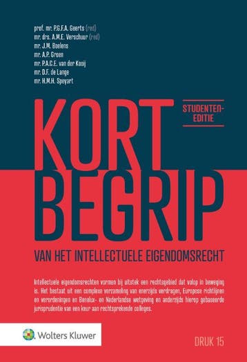 Kort begrip van het intellectuele eigendomsrecht, Boeken, Verzenden, Zo goed als nieuw, P.G.F.A. Geerts