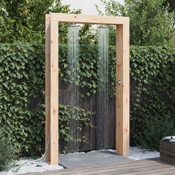vidaXL Buitendouche 226 cm Massief grenenhout en, Verzenden, Nieuw