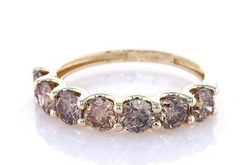 Zonder minimumprijs - Ring - 14 karaat Geel goud - 1.62ct., Nieuw