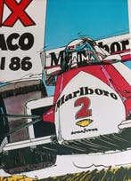J.Grognet - A.I.P MONACO - Affiche Officielle Grand Prix