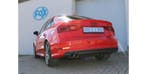 FOX Audi A3 - 8V sedan met S-Line einddemper - 2x80 type 1, Verzenden