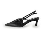 Steve Madden Slingbacks in maat 39 Zwart, Verzenden, Zwart, Steve Madden, Zo goed als nieuw