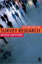 Survey Research 9781412912327 R J Sapsford, Boeken, Verzenden, Gelezen, R J Sapsford