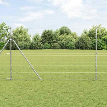 vidaXL Grond Fix Gelast Draadhek 50 x 1,5 m Gegalvaniseerd, Verzenden