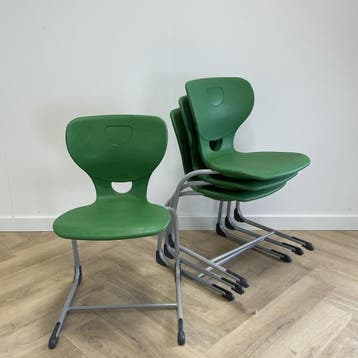 Proform ergonomische schoolstoel  zithoogte 47 cm,  groen-, Gebruikt, Eén