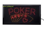 Poker LED bord verlichting lichtbak reclamebord pokerroom, Verzenden, Nieuw