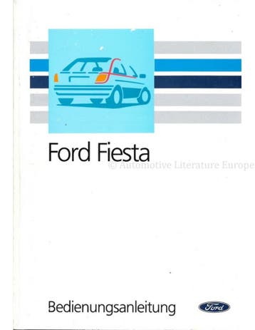 1989 FORD FIESTA INSTRUCTIEBOEKJE DUITS, Auto diversen, Handleidingen en Instructieboekjes