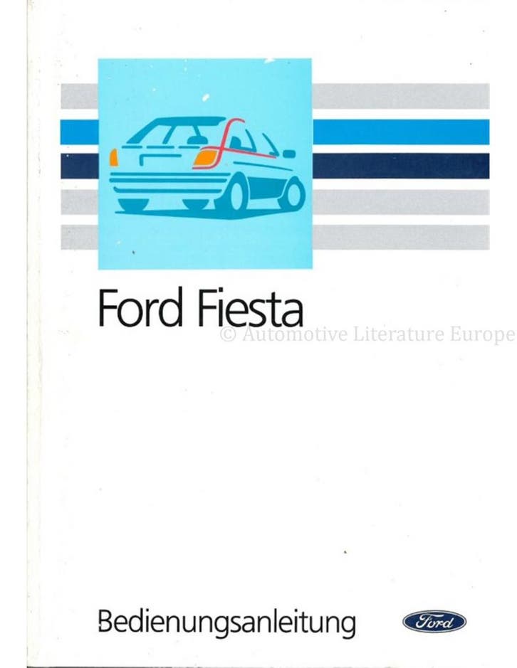 1989 FORD FIESTA INSTRUCTIEBOEKJE DUITS, Auto diversen, Handleidingen en Instructieboekjes