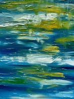 Marc Beltrán 130 x 100 cm - Estela de Oro: Un Velero Hacia