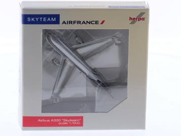 Schaal 1:500 Herpa 518758 Airbus A320 Skyteam Air Franc..., Ophalen of Verzenden