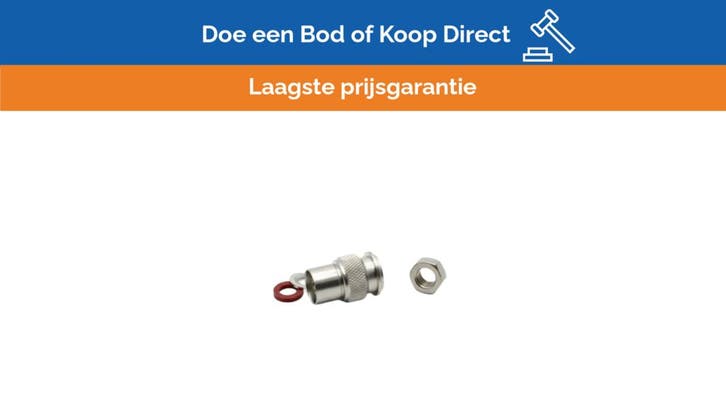 Bieden: TNC Male Solder Connector for RG58 Cable - Waterpro, Sports nautiques & Bateaux, Instruments de navigation & Électronique maritime