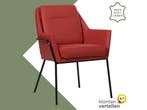 Leren eetkamerstoel Mix - Toledo Ducati (rood) - Poten, Huis en Inrichting, Stoelen, Bohemian, Industrieel, Modern, Scandinavisch