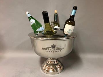 Moët & Chandon - Champagne koeler - Nickelgecoat, Antiek en Kunst