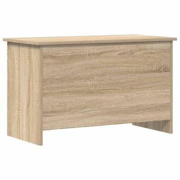 vidaXL Opbergkist met opslag Sonoma Eiken 80 x 40 x 50 cm, Verzenden, Nieuw