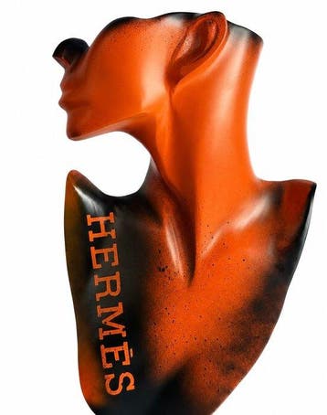 Daluxe Art - 1999 • Hermes Face Steel – 50 cm, Antiquités & Art, Art | Peinture | Moderne