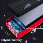 Solar Powerbank met 4 Uitvoer/3 Invoer Poorten 80.000mAh -, Verzenden, Nieuw, Stuff Certified®