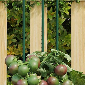 vidaXL Plantenstaken 30 st 150 cm staal groen, Verzenden