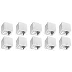 Opbouwspot 10 Pack - Pragmi Cliron Pro - GU10 Fitting - LED, Verzenden, Nieuw