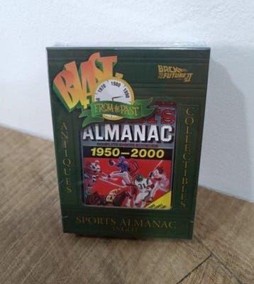 Back to the Future - - Film rekwisiet Almanak in beperkte