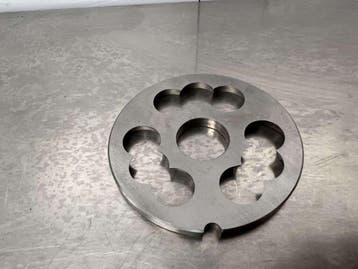 Plaque de prédécoupe en acier inoxydable pour hachoir taille, Verzenden