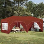 vidaXL Pop-up Feesttent Terracotta 575 x 288 x 245 cm Oxford, Verzenden, Nieuw