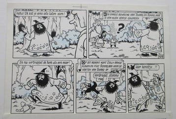 Eduard De Rop - Originele pagina (p.23) Jerom - De wondere, Nieuw