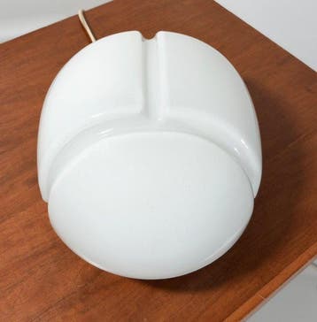 Tafellamp - Staal, Glas - Lieveheersbeestje Coccinella 1970