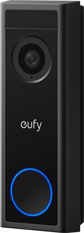eufy C30 2K Draadloze Video Deurbel - 2K FHD - Accu - Zwart, Verzenden, Zo goed als nieuw