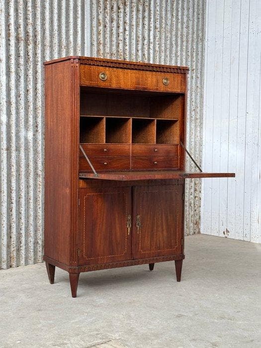 Secrétaire à abattant - Buro, bureau, klepburo, klepbureau,, Antiek en Kunst, Antiek | Meubels | Stoelen en Sofa's